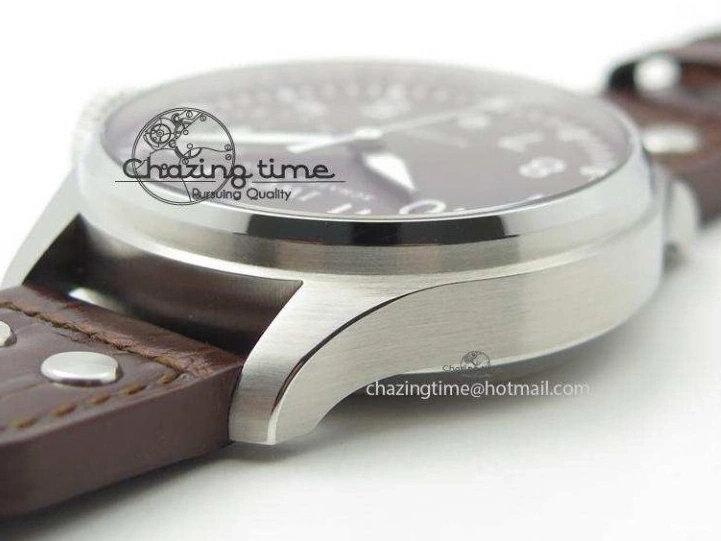 MIROTIME 0206 TechFriendly Big Pilot IW5009 Grey Dial ZF Edition Grey Dial On Brown Leather Strap A51111 (Fantasy Dial Color) 7326